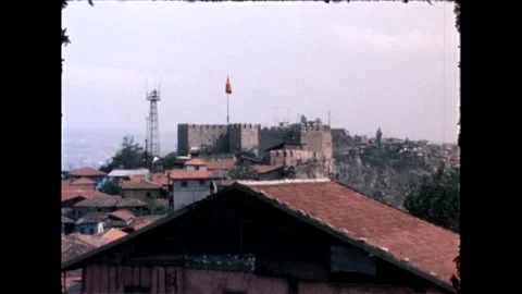 Hilltop Fortress Stock Footage 278100858