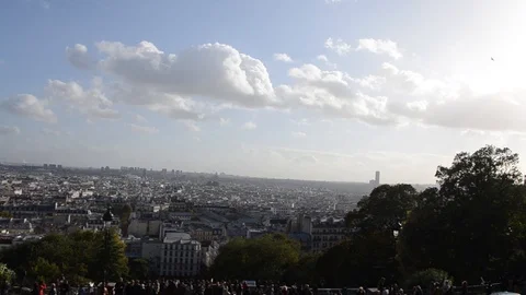 Hilltop View of Paris 2 Stockbeeldmateriaal 94459185