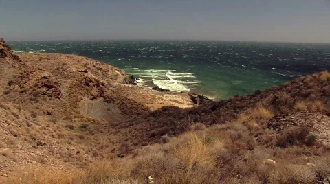 Hilly coastline Stock Footage 137808