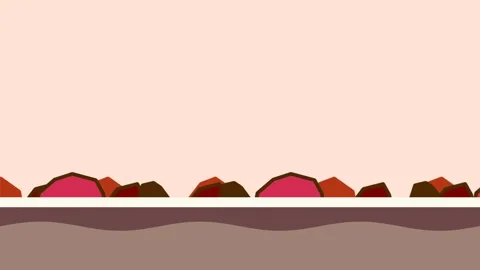 Hilly Desert with Rocks and Sand Stock Footage 335633210