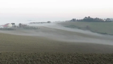 Hilly landscape Stock Footage 100876462