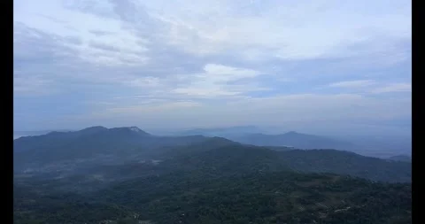 Hilly landscape Stock Footage 285580183