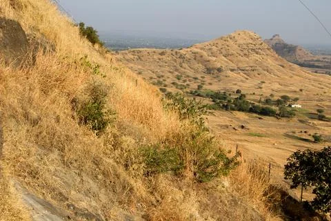 Hilly Landscape at Lenhadri Stock Photos