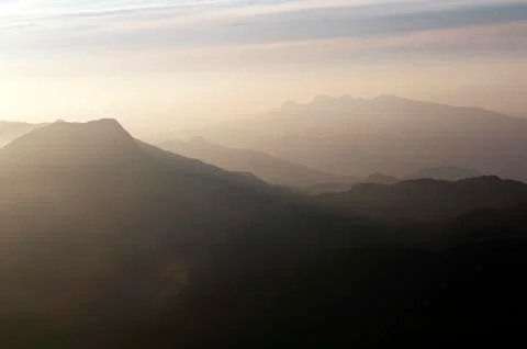 Hilly landscape Foto stock