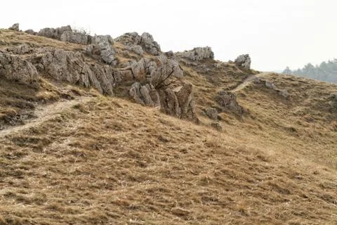 Hilly place Stock Photos