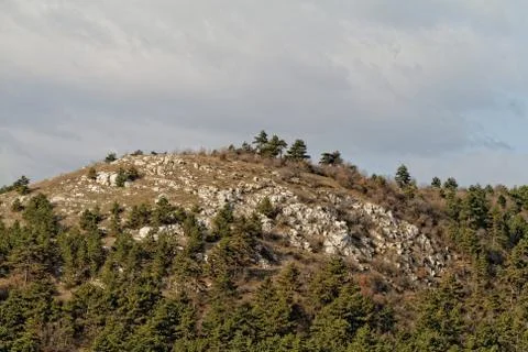 Hilly place Stock Photos