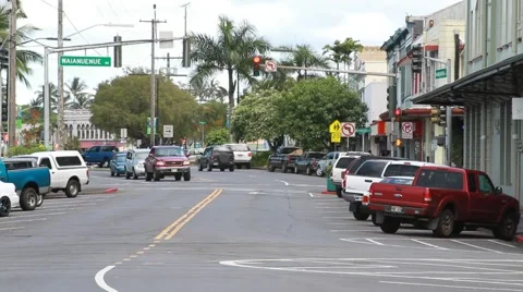 Hilo bay Traffic Stock-Footage 44917398