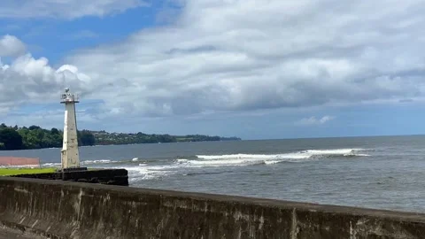 Hilo, Hawaii, downtown Stockbeeldmateriaal 336942833