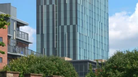 Hilton Tower Stock Footage 8950808