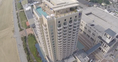 Hilton Virginia Beach Stock Footage 90712209