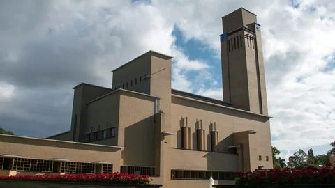 Hilversum Town hall Stock Footage 70698163