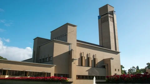 Hilversum Town-hall Stock Footage 70698644