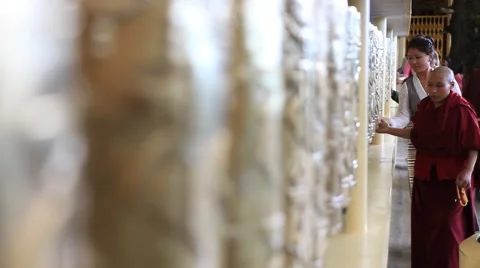 Himachal Dharamshala Mcleodganj 03 Stock Footage 59465088