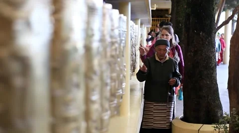 Himachal Dharamshala Mcleodganj 04 Stock Footage 59462798