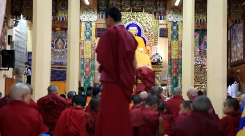 Himachal Dharamshala Mcleodganj 09 Stock Footage 59349377