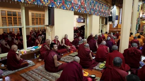 Himachal Dharamshala Mcleodganj 15 Stock Footage 59384707