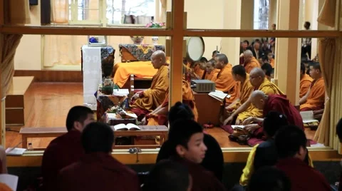 Himachal Dharamshala Mcleodganj 18 Stock Footage 59393212