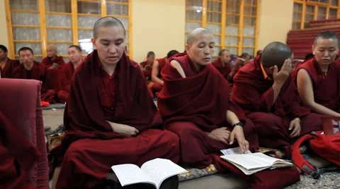 Himachal Dharamshala Mcleodganj 33 Stock Footage 59454012