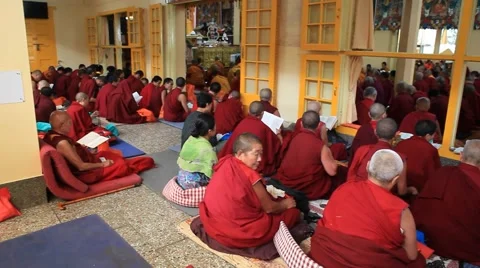 Himachal Dharamshala Mcleodganj 47 Stock Footage 59579632