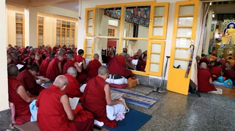 Himachal Dharamshala Mcleodganj 51 Stock Footage 59582687