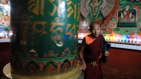 Himachal Dharamshala Mcleodganj 52 Stock Footage 59583699