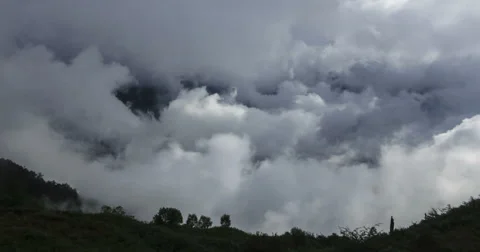 Himalaya mountain time lapse cloudscape 4k Stock Footage 42683340