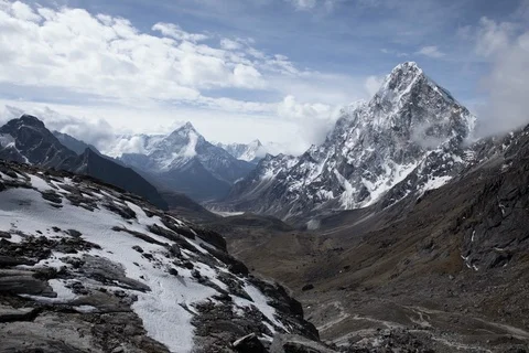 Himalaya Mountain Time-Lapse Stock Footage