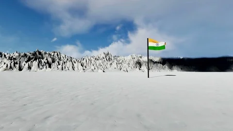 Himalaya mountains,volumetric clouds Stock Footage 86730456
