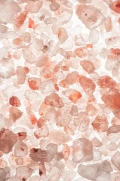 Himalaya Salt macro close up Stock Photos