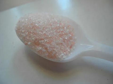 Himalayan healthy salt Foto stock
