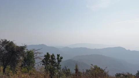 Himalayan Horizons: India Mountains Captured from the Sky 스톡 동영상 337621515