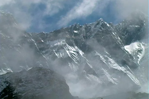 Himalayan Mountain Face Stock Footage 555487