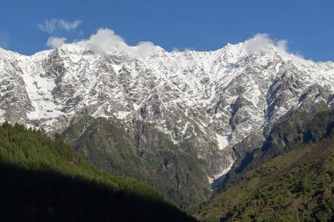 Himalayan mountain peaks Stock Photos