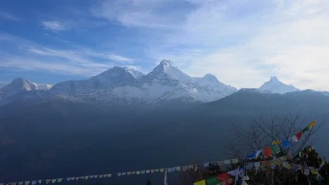 Himalayan mountain range 库存影片 91770142