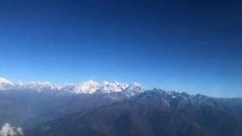 Himalayan Mountain Range Stock Footage 100588577