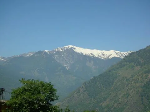 Himalayan mountain range in summer Foto stock