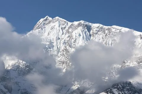 Himalayan mountain ridge Stock Photos