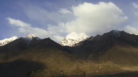 Himalayan Mountain Time Lapse Stock Footage 115419