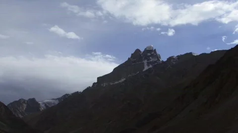 Himalayan mountain time lapse Stock Footage 210122