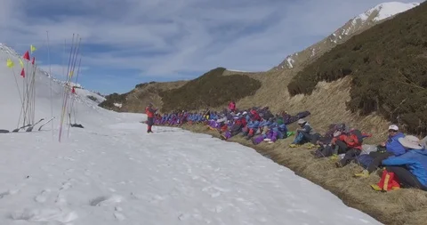 Himalayan mountaineers Stock Footage 112045259