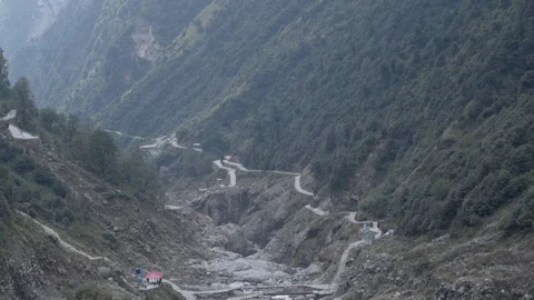 Himalayan mountainous river 스톡 동영상 123346224