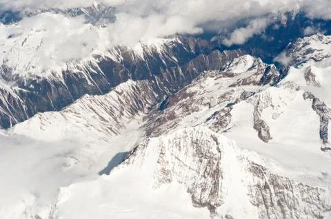 The himalayan mountains Stock Photos
