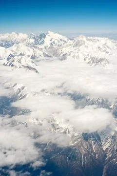 The himalayan mountains Stock Photos