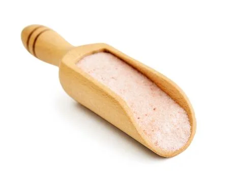 Himalayan pink salt Stock Photos