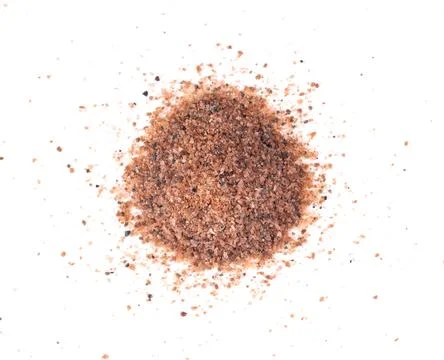 Himalayan salt isolated on white background Stock Photos
