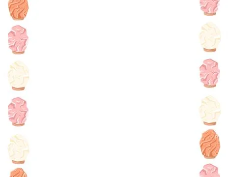 Himalayan salt lamps seamless pattern. Letter format lagom scandinavian style Stock Illustration