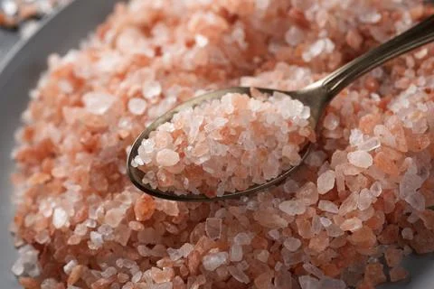 Himalayan salt view Stock Photos
