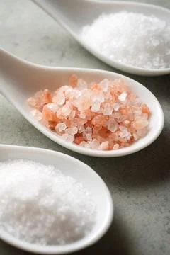Himalayan salt view Stock Photos