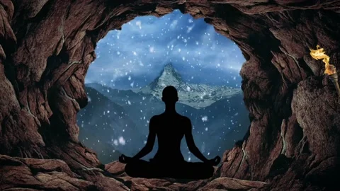 Himalayan yogi Stock Footage 238664072