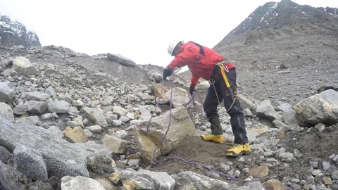 Himalayas mountain climbing Stock Footage 113793072